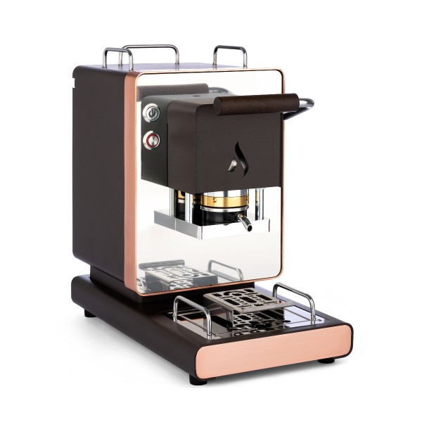 Aroma Iconica Monica ESE44mm Espressomaschine Dunkelbraun/Kupfer